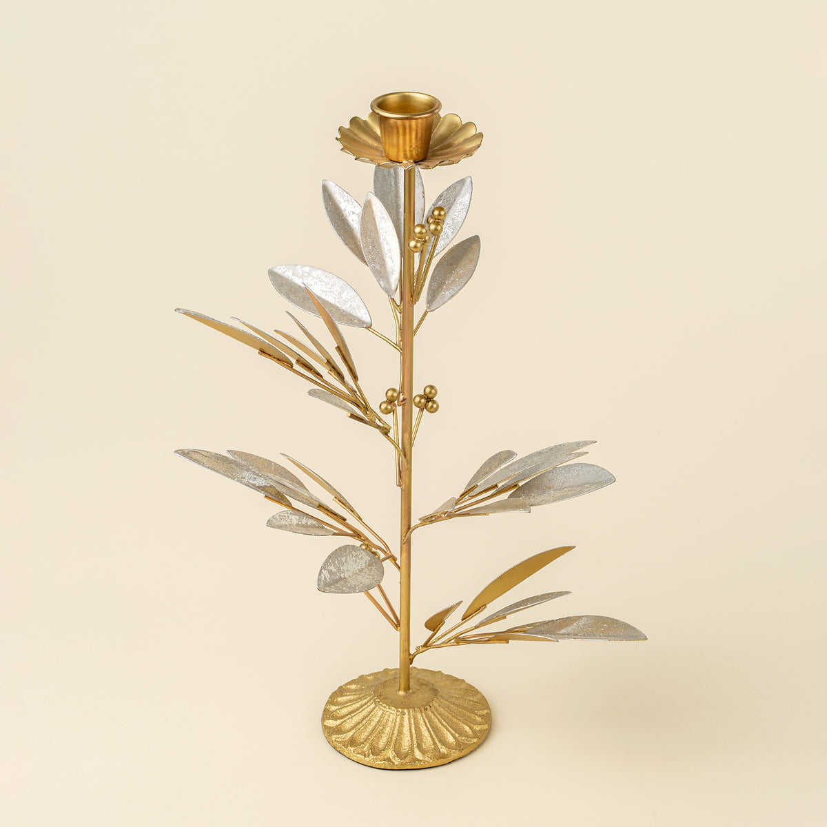Winter Flora Candle Holder Large
