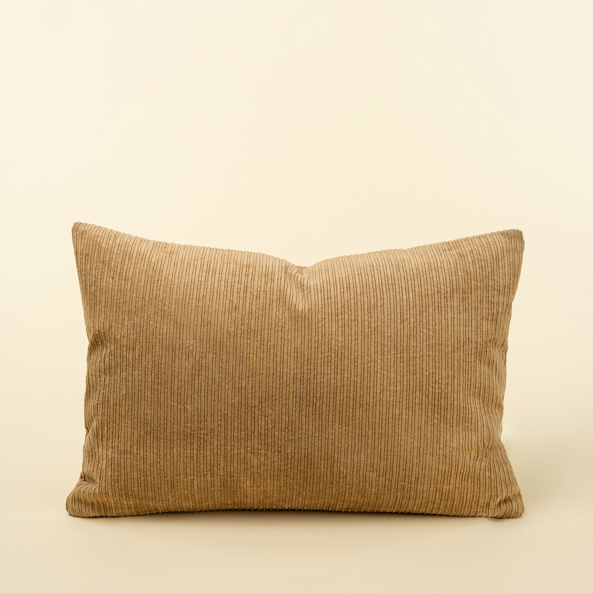 Wide Wale Gold Corduroy Pillow - Cover with filler