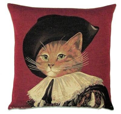 Herbert Cat Cushion Cover 18"