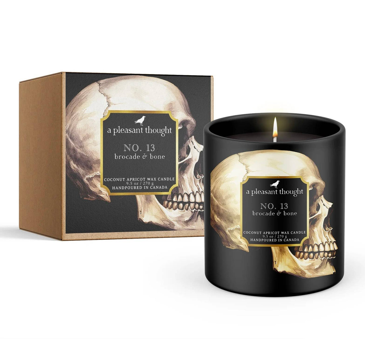 NO. 13 Brocade & Bone Candle