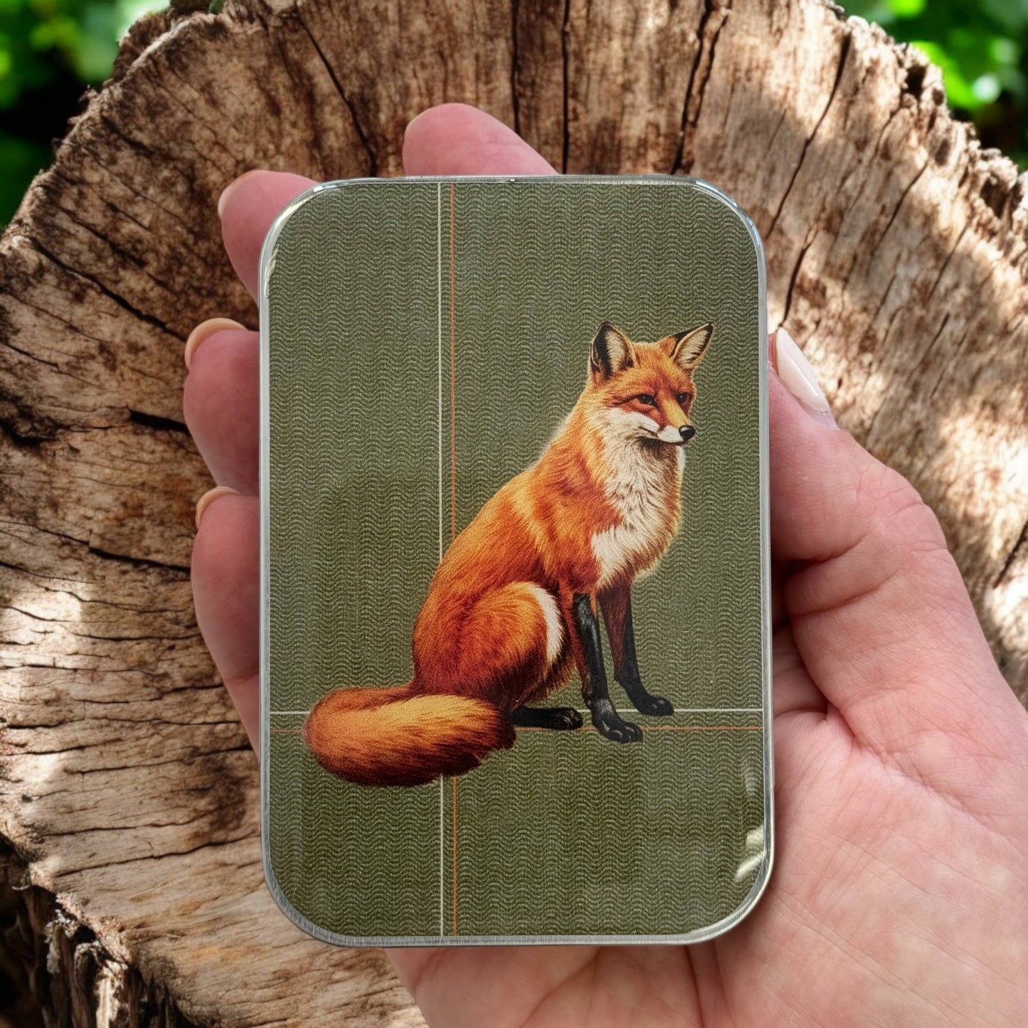 Woodland Fox Notions Tin: Large