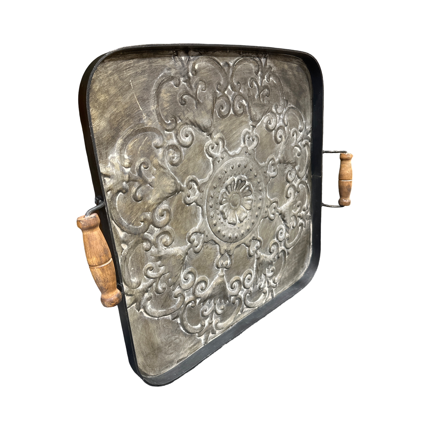 Large Metal Tray 24x24"