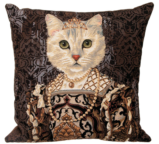 Fancy Cat Cushion Cover 18"