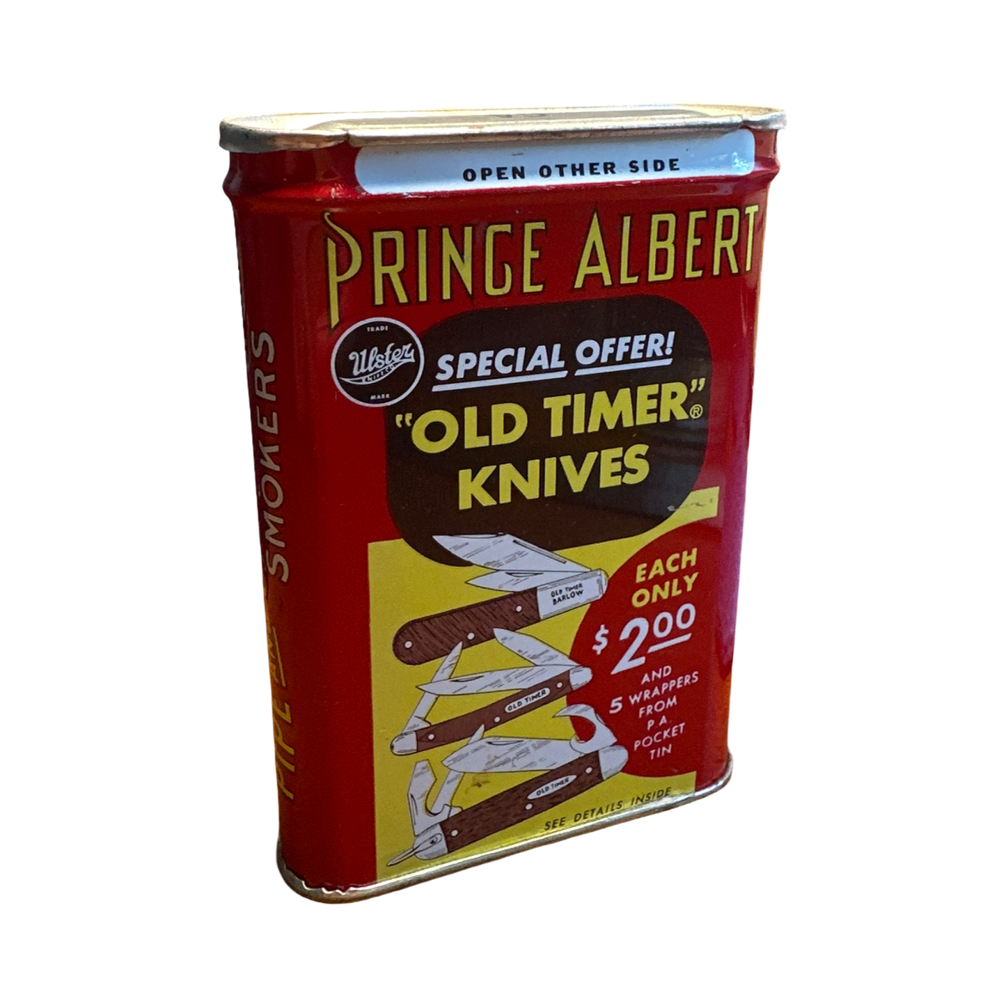 Vintage Prince Albert Crimp Cut Tin (unopened)