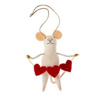 Heart Full Mouse Ornament