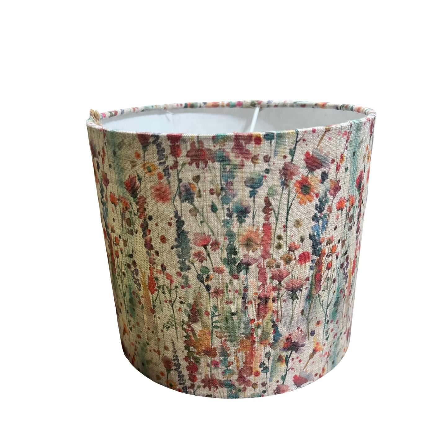 Wild Flowers Linen Lampshade 20x18cm