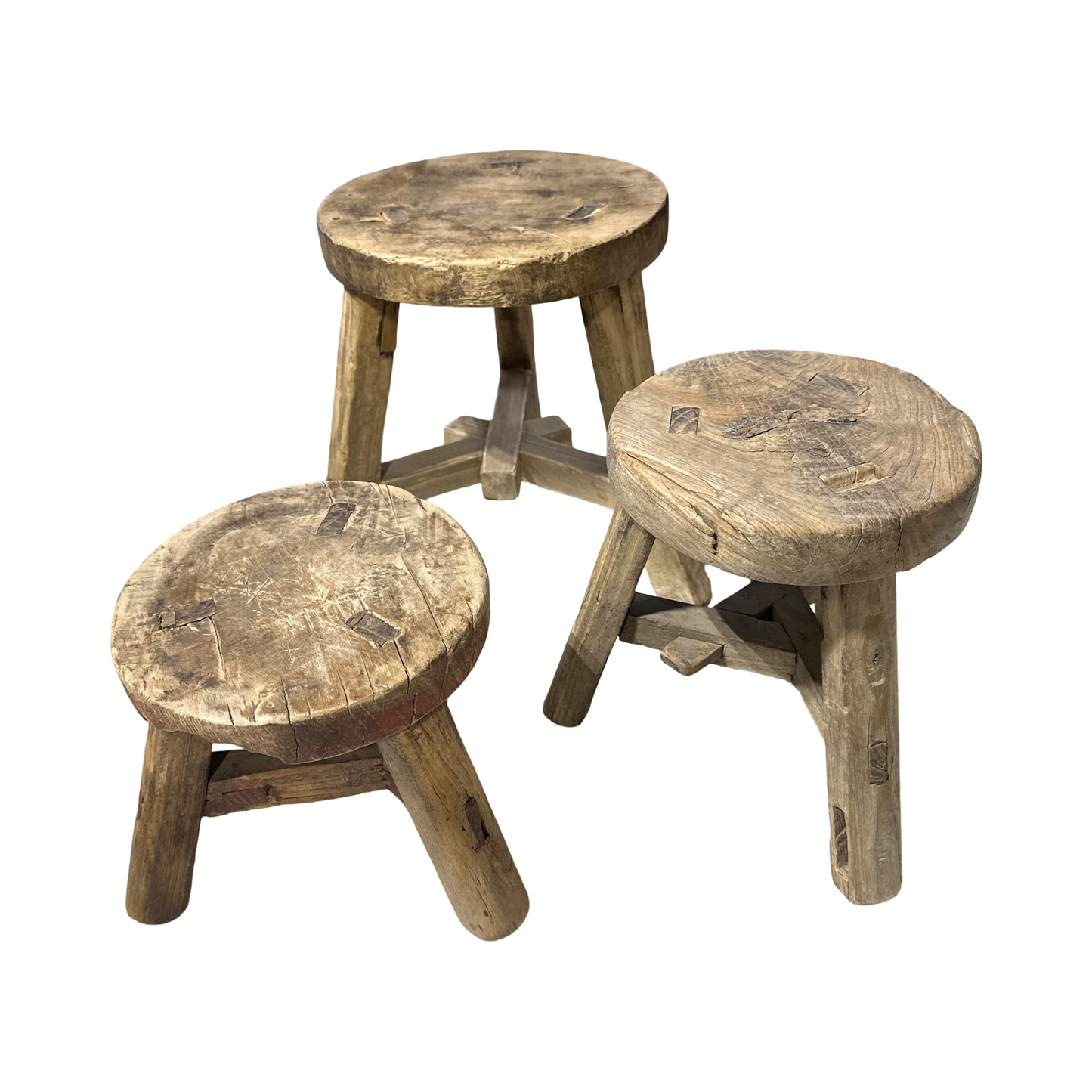 Vintage Mini Round Stool