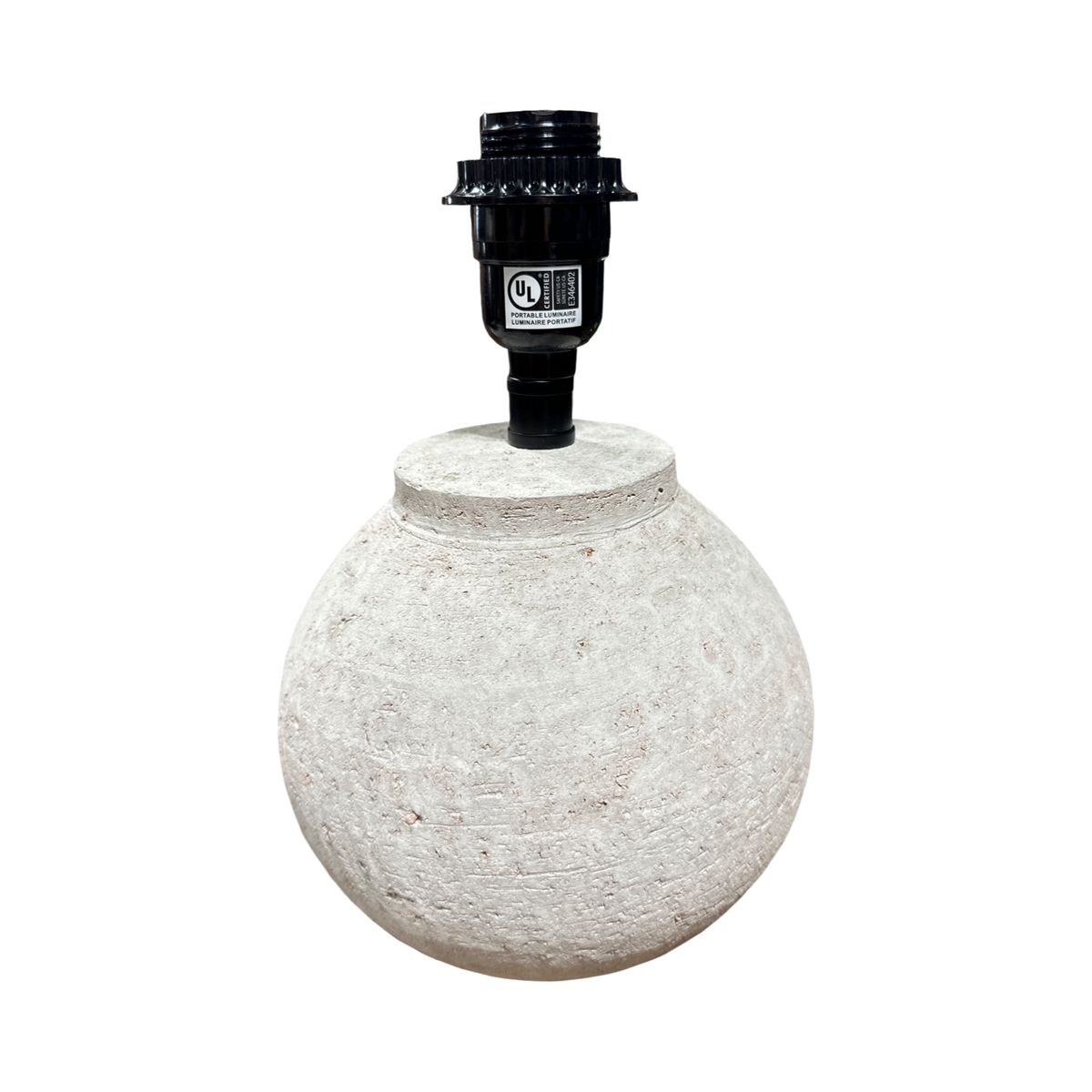 Beige Ceramic Lamp Base