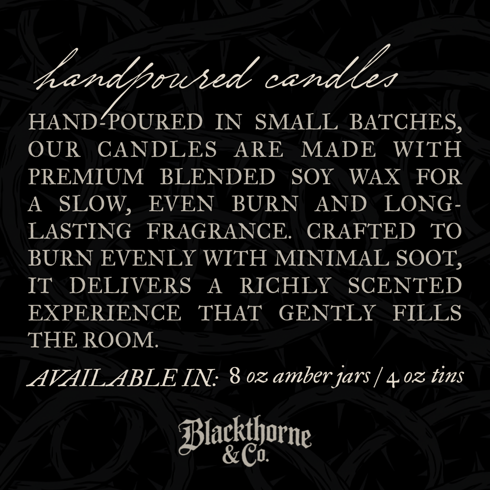 Blackthorne & Co. Soy Blend Candles 8oz