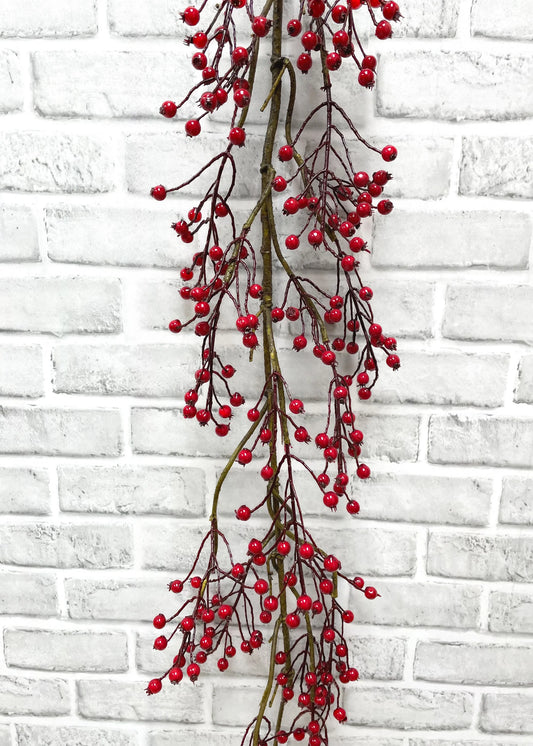 Weather Resistant Cranberry Garland 54"