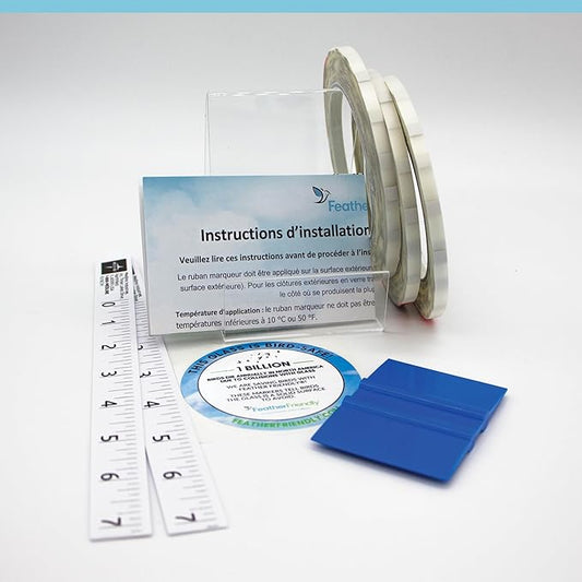 Feather Friendly DIY White 3-roll 1/4" x 100'