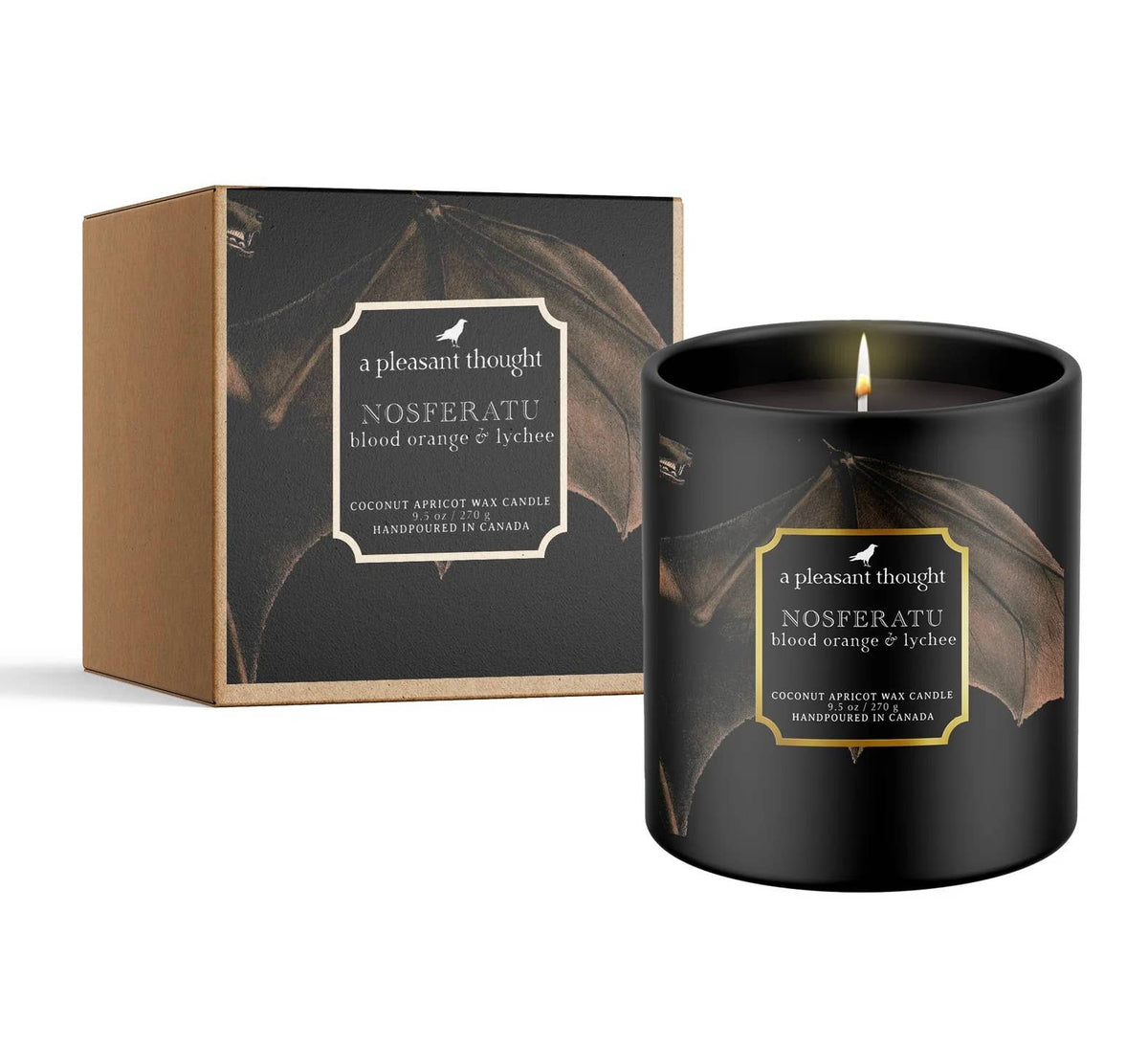 NOSFERATU BLOOD ORANGE & LYCHEE RAVEN CANDLE