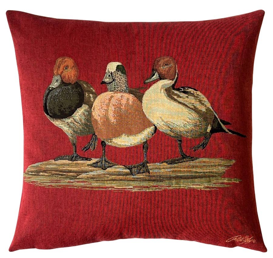 3 Ducks Cushion Cover 18"