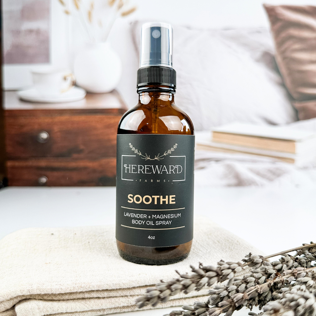 Body Spray Soothe Lavender + Magnesium Body Oil Spray