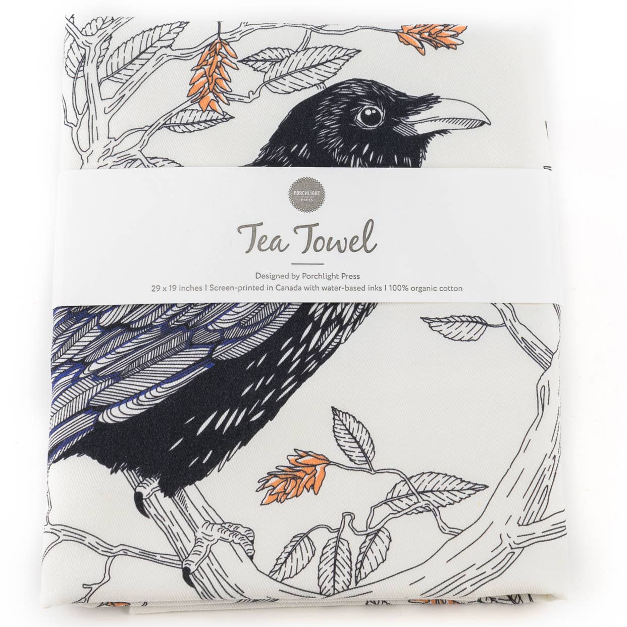 Common Raven Tea Towel