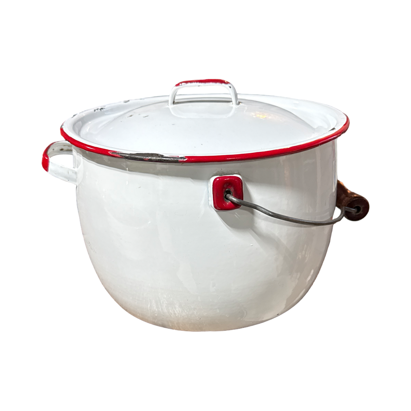 Vintage Enamel Chamber Pot