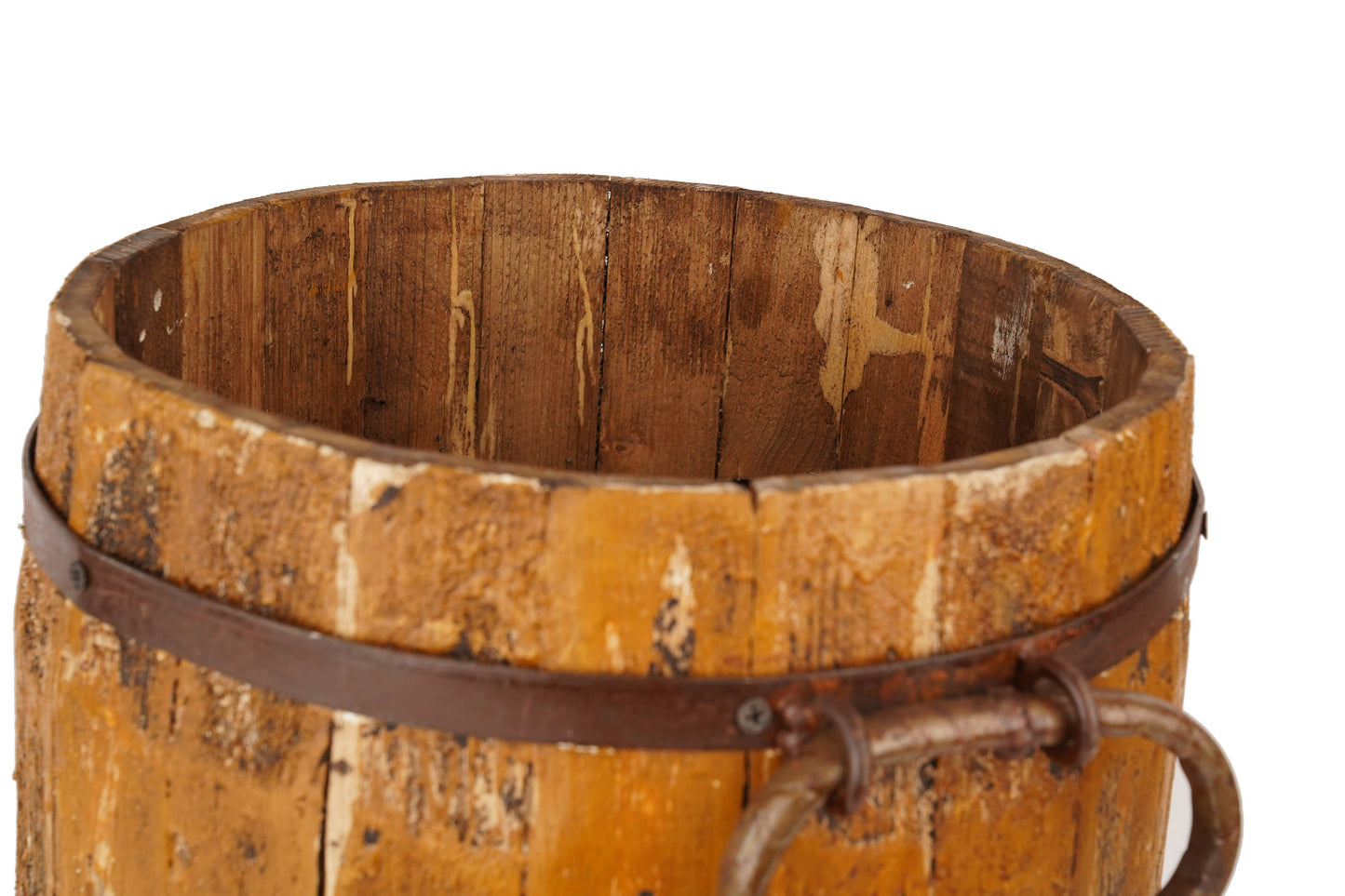 Yellow Farmhouse Trim Bucket 15 x 18"