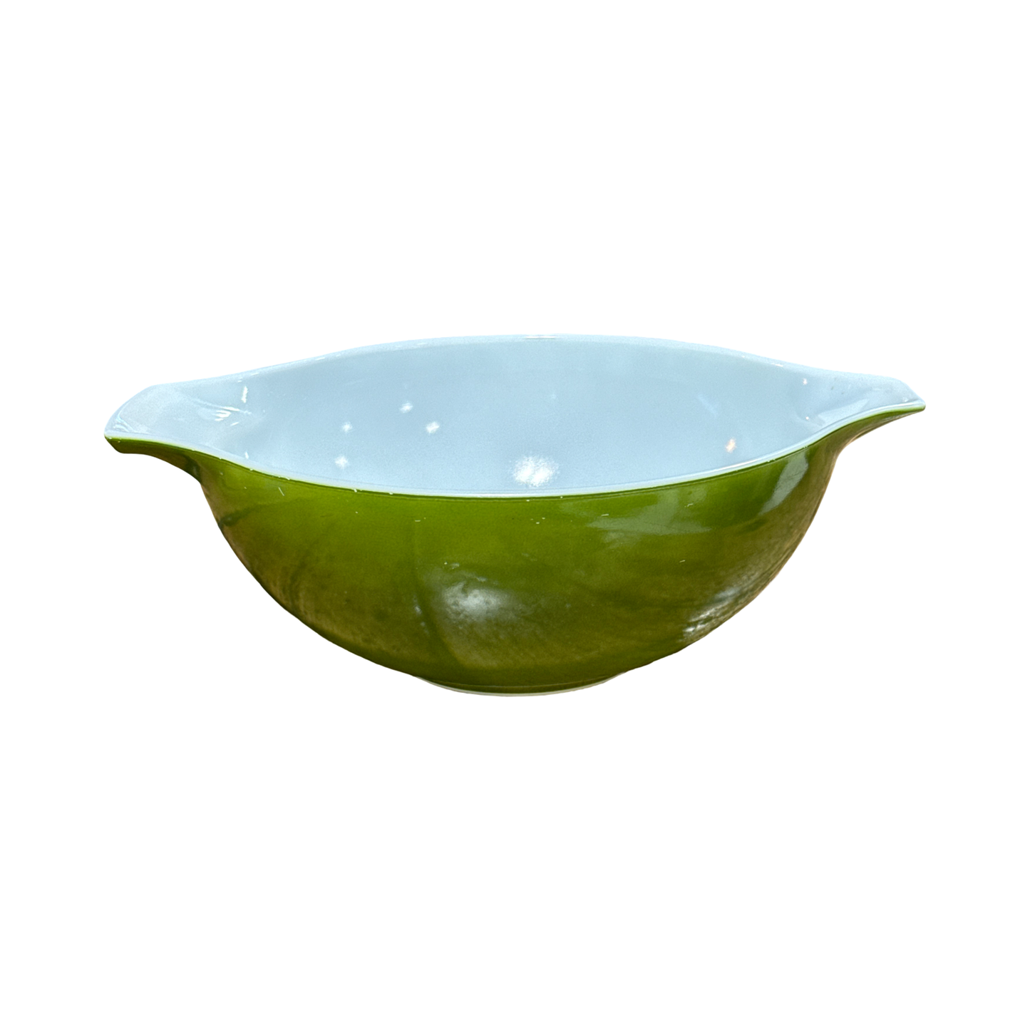 Vintage Pyrex 444 green Cinderella Bowl