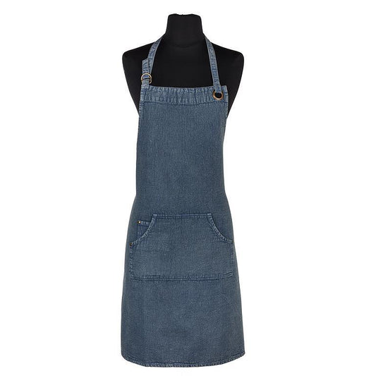 Denim Apron with Pocket