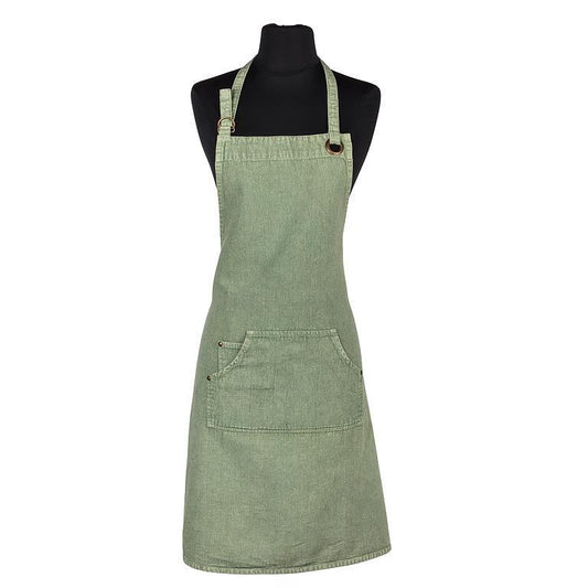 Green Apron with Pocket
