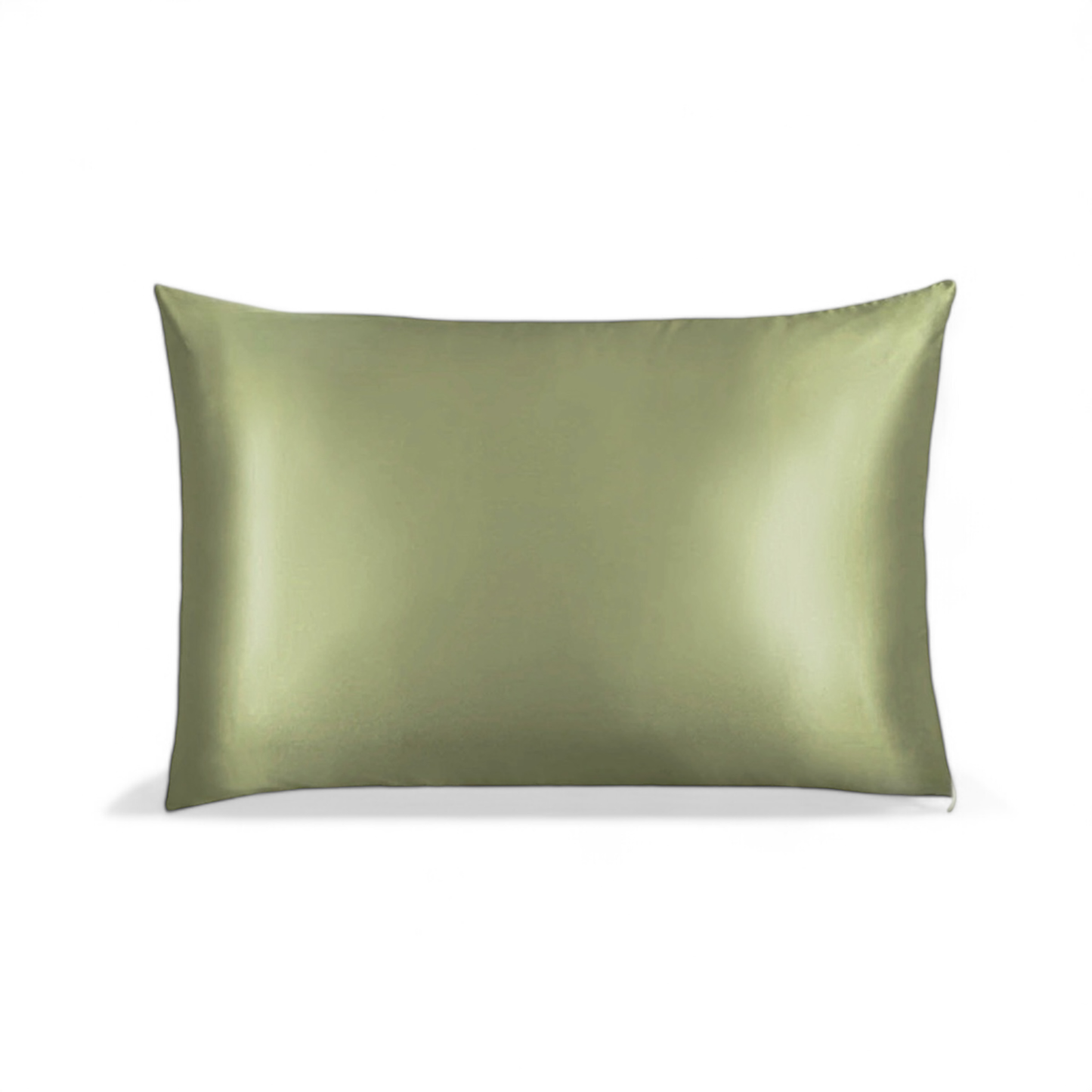 Queen Organic Silk Pillowcase - Olive