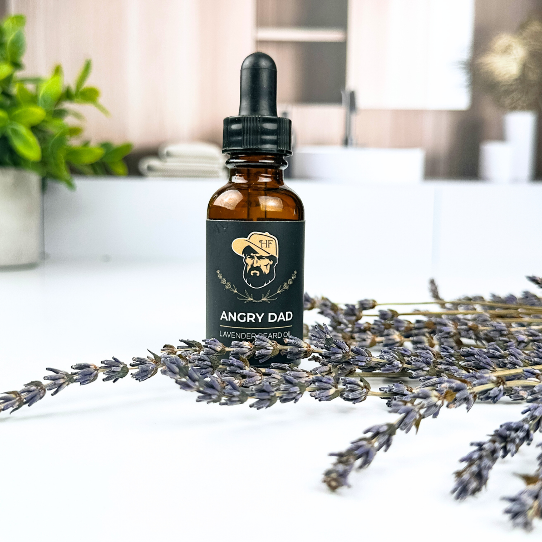 Angry Dad Lavender Infused Beard Oil