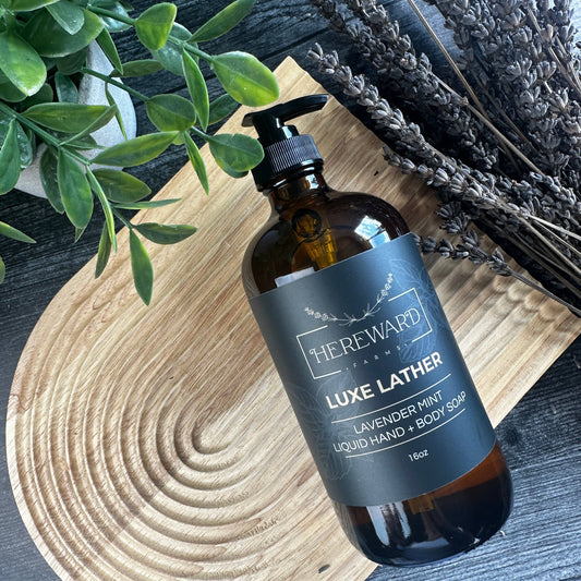 Soap Luxe Lather Lavender + Mint 16 oz