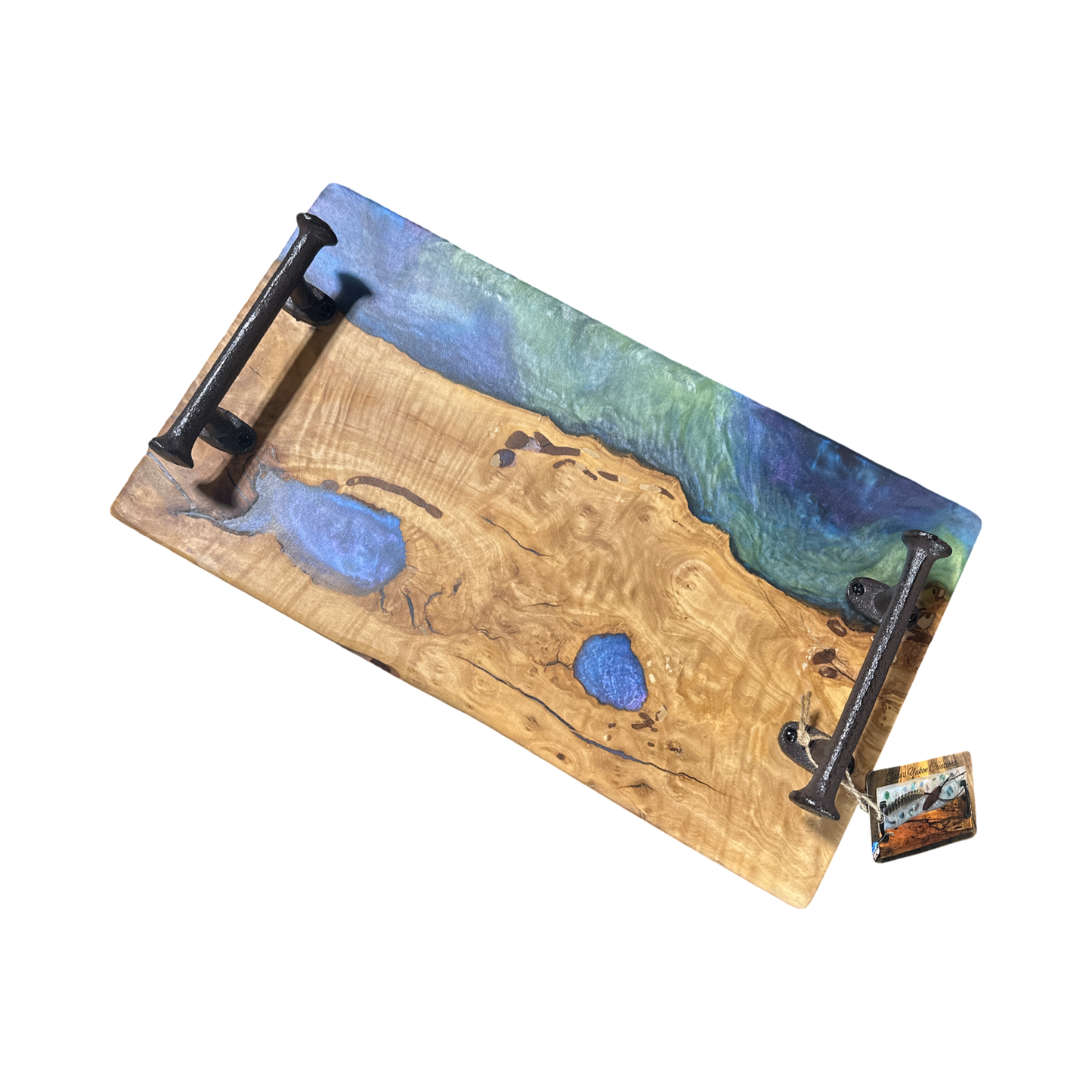 Epoxy+Wood Charcuterie Board