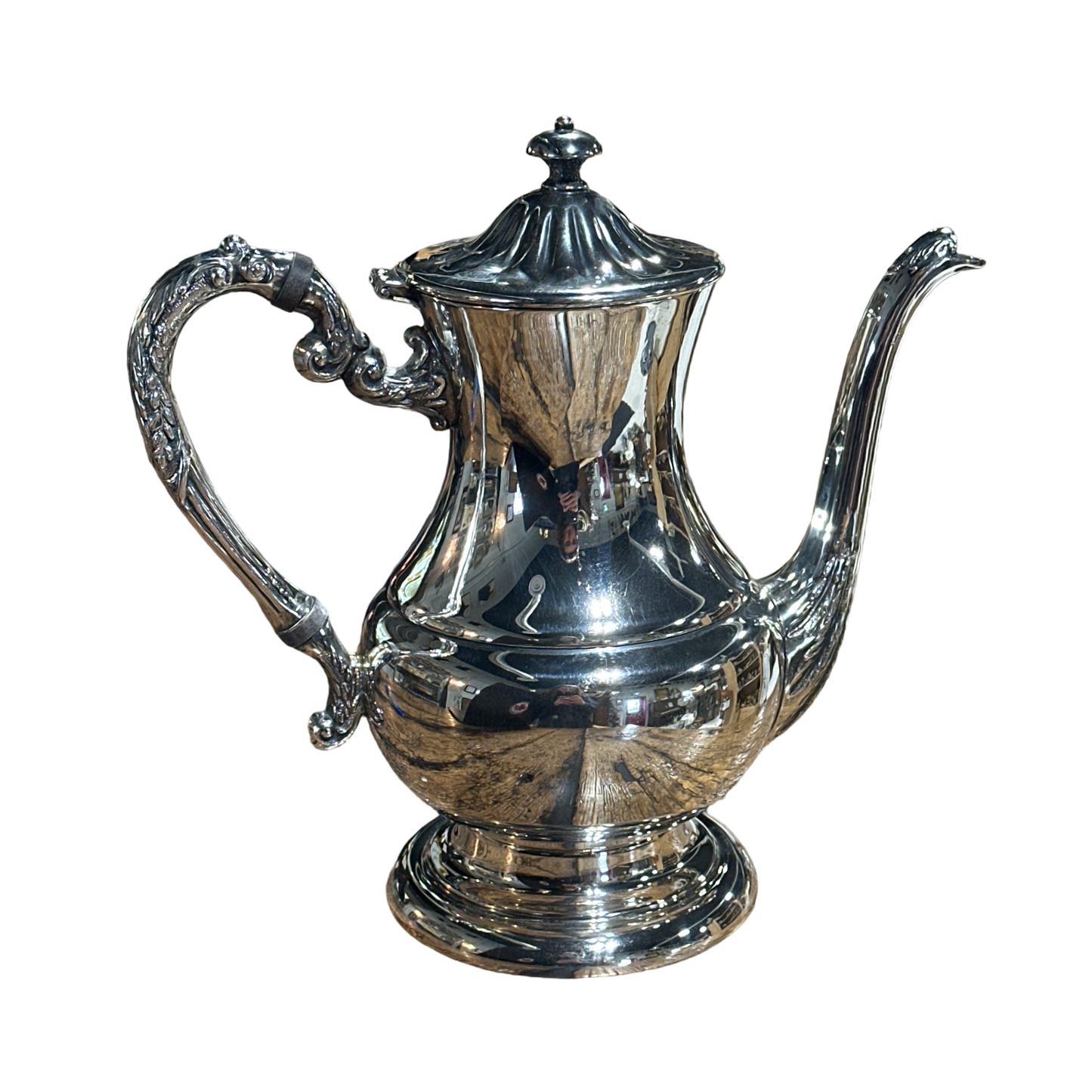 Vintage Viking Plate E.P Brass Teapot