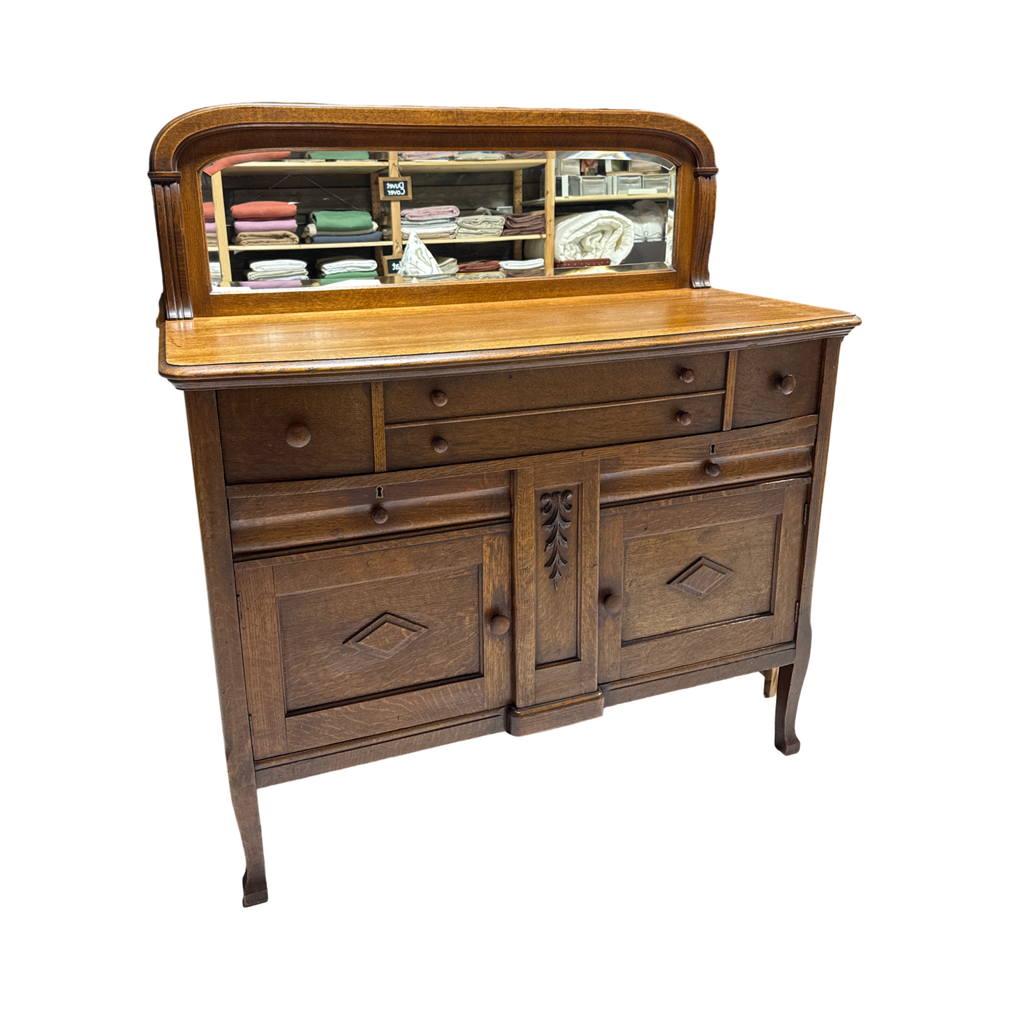 Antique Wood Buffet