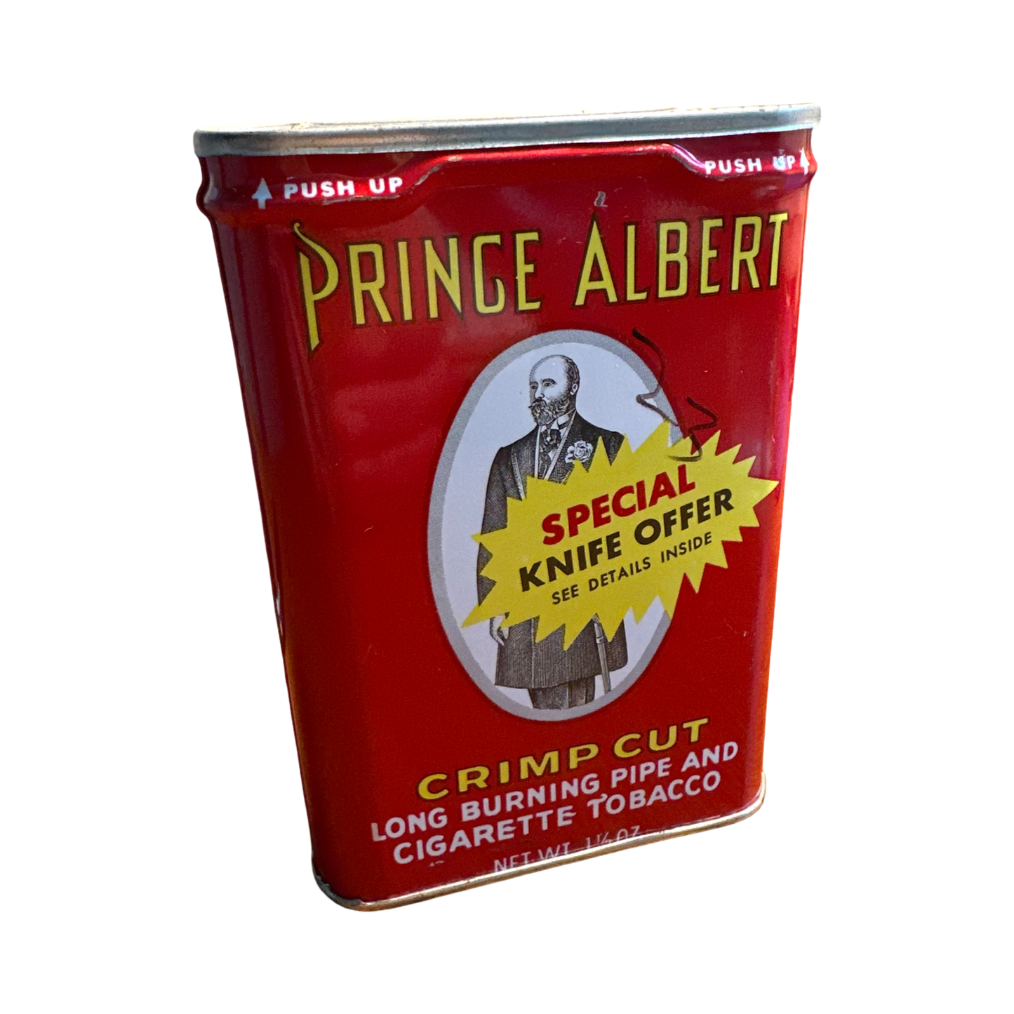 Vintage Prince Albert Crimp Cut Tin (unopened)