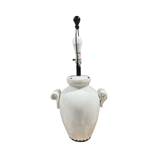Cream Ceramic Jug Lamp Base