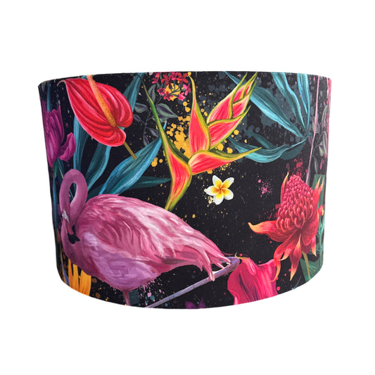 Pink Flamingo Night Lampshade 40x25cm
