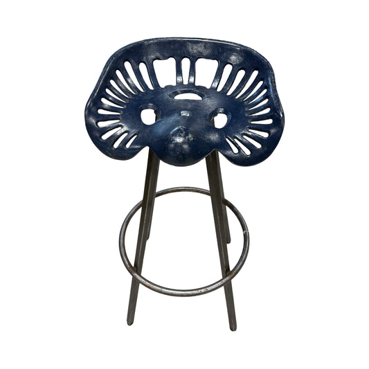 Antique cast iron tractor seat stool