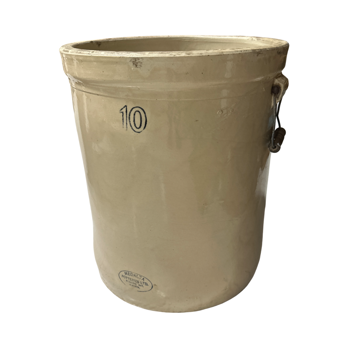 Medalta 10gal crock w/handles