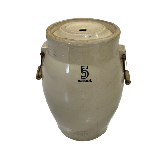 Vintage Medalta 5 gallon Butter Churn (with lid)