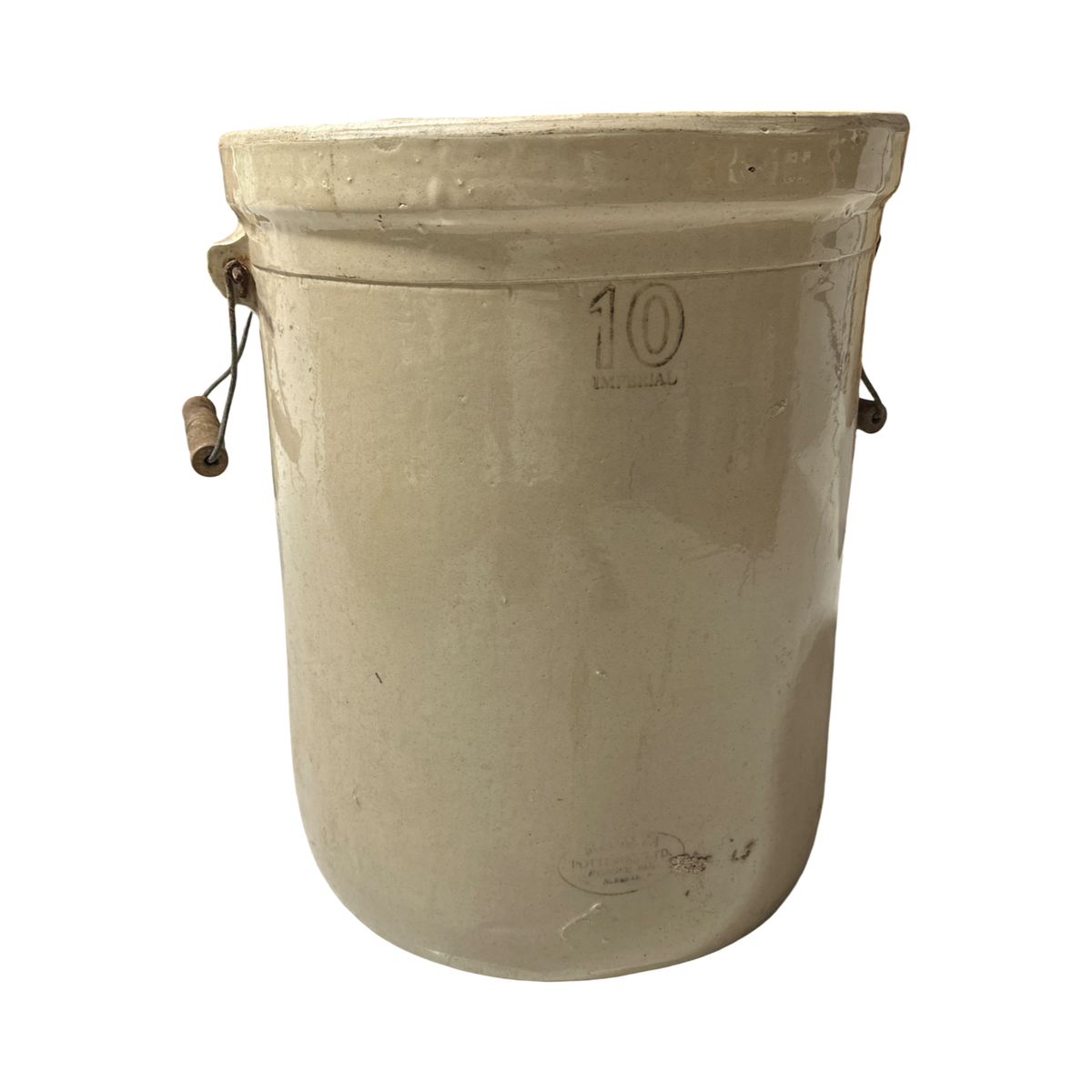 Medalta 10gal crock w/handles