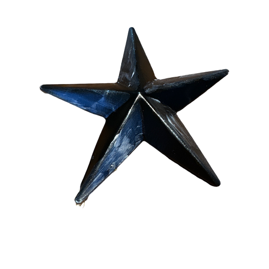 Black Antiqued Star 4"