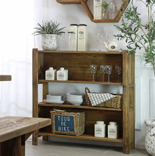 Reclaimed Pine Shelf Cabinet Medium