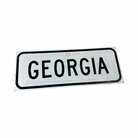 Vintage Georgia Street Sign