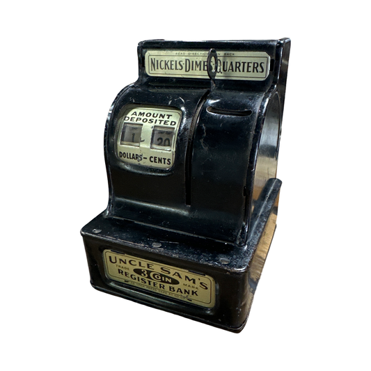 Vintage Uncle Sam's $5 Coin Register