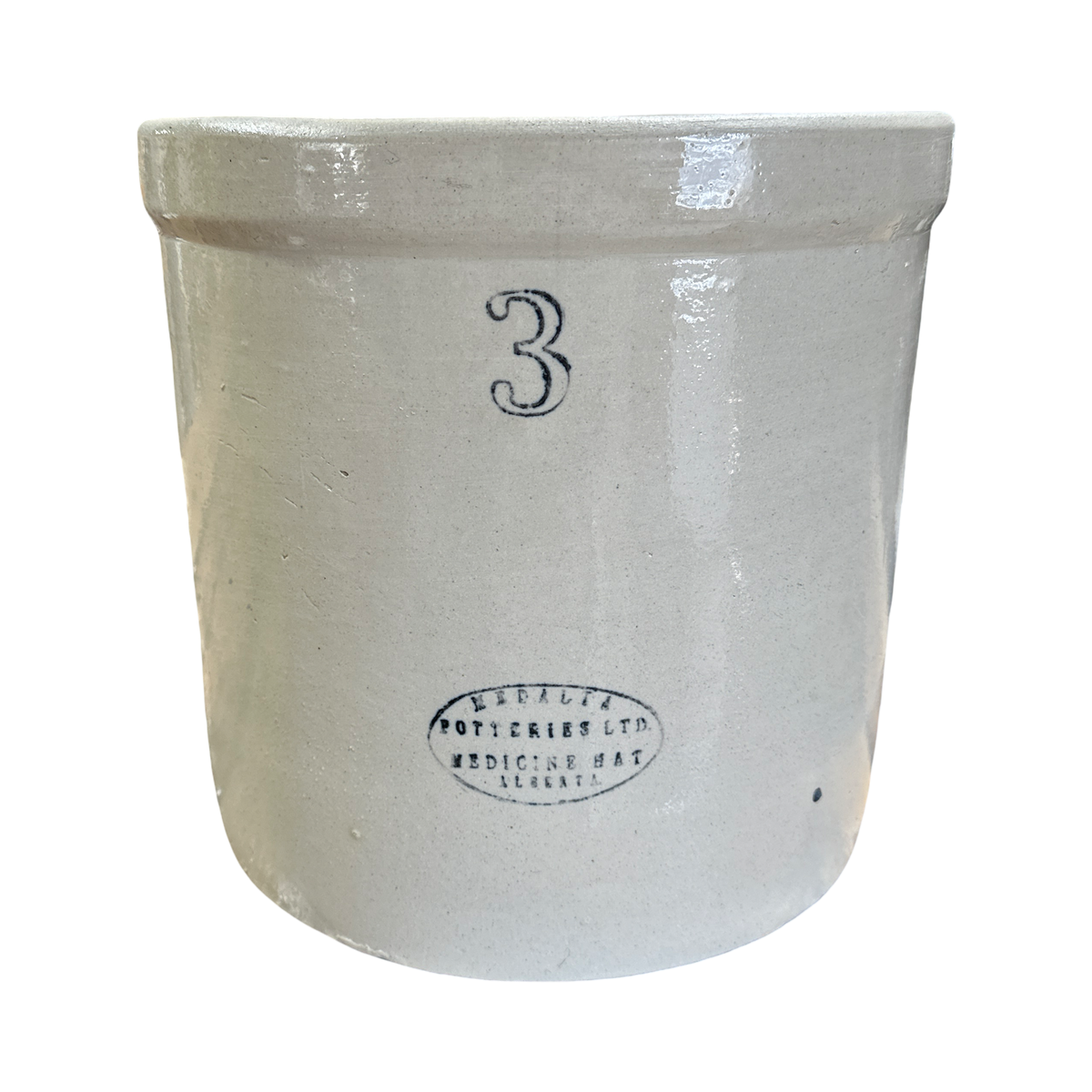 Vintage 3gal Medalta Crock