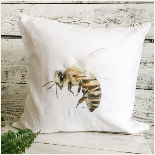 18" French Linen Cushion Cover