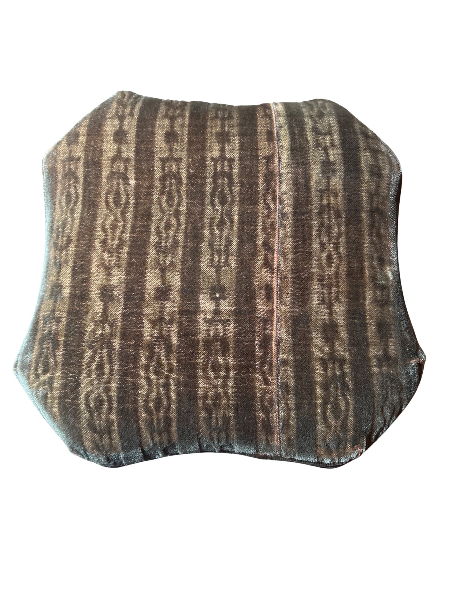 Antique cast iron piano stool w/velvet