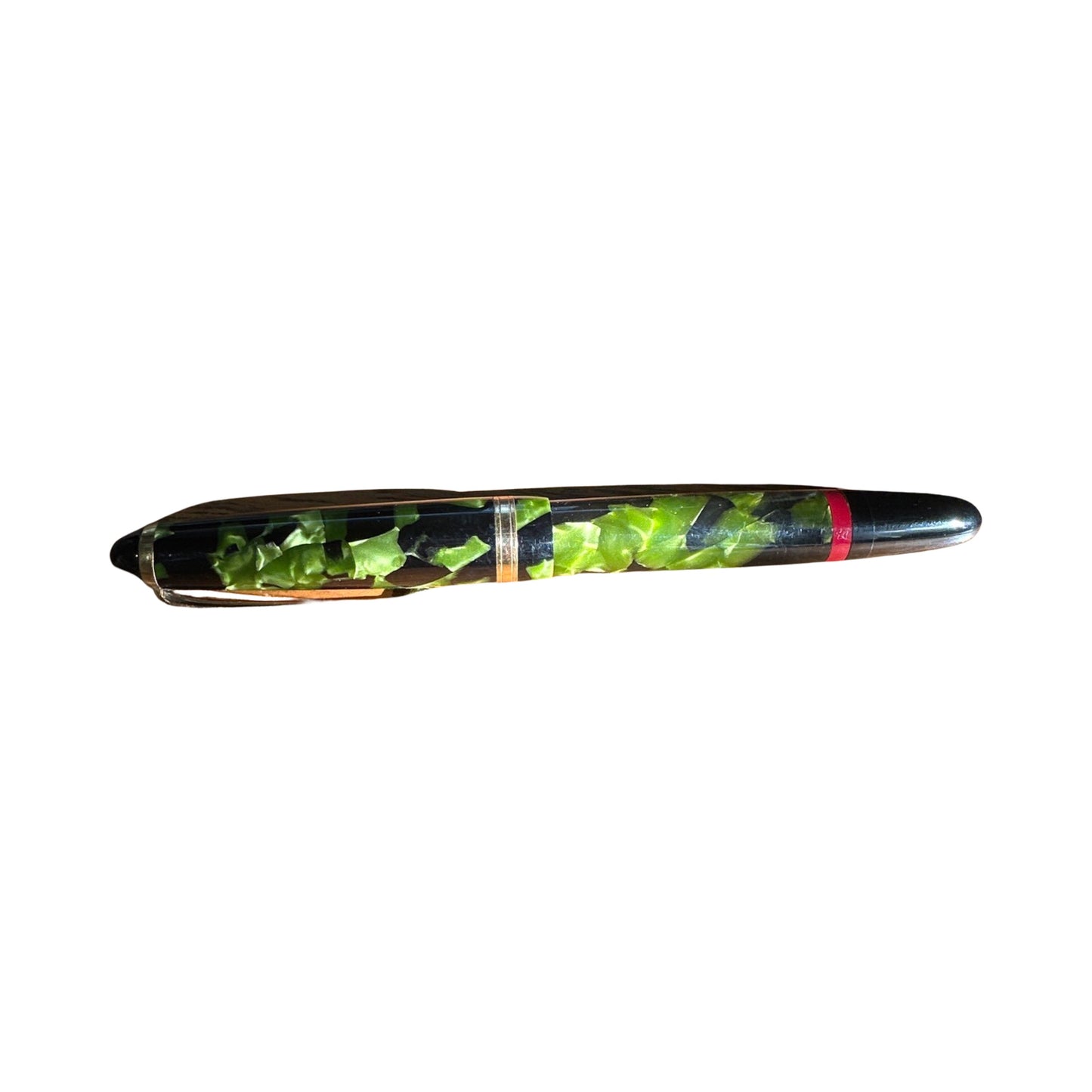 Vintage Tiku Green Marbled Rotring Drawing Pen