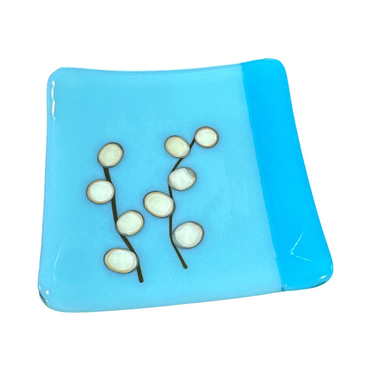 Pussy willow dish 4.5