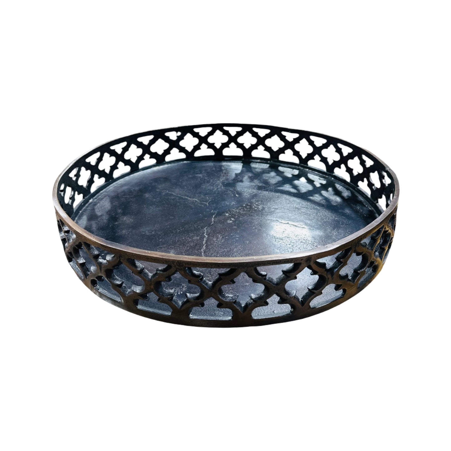 Bronze round tray