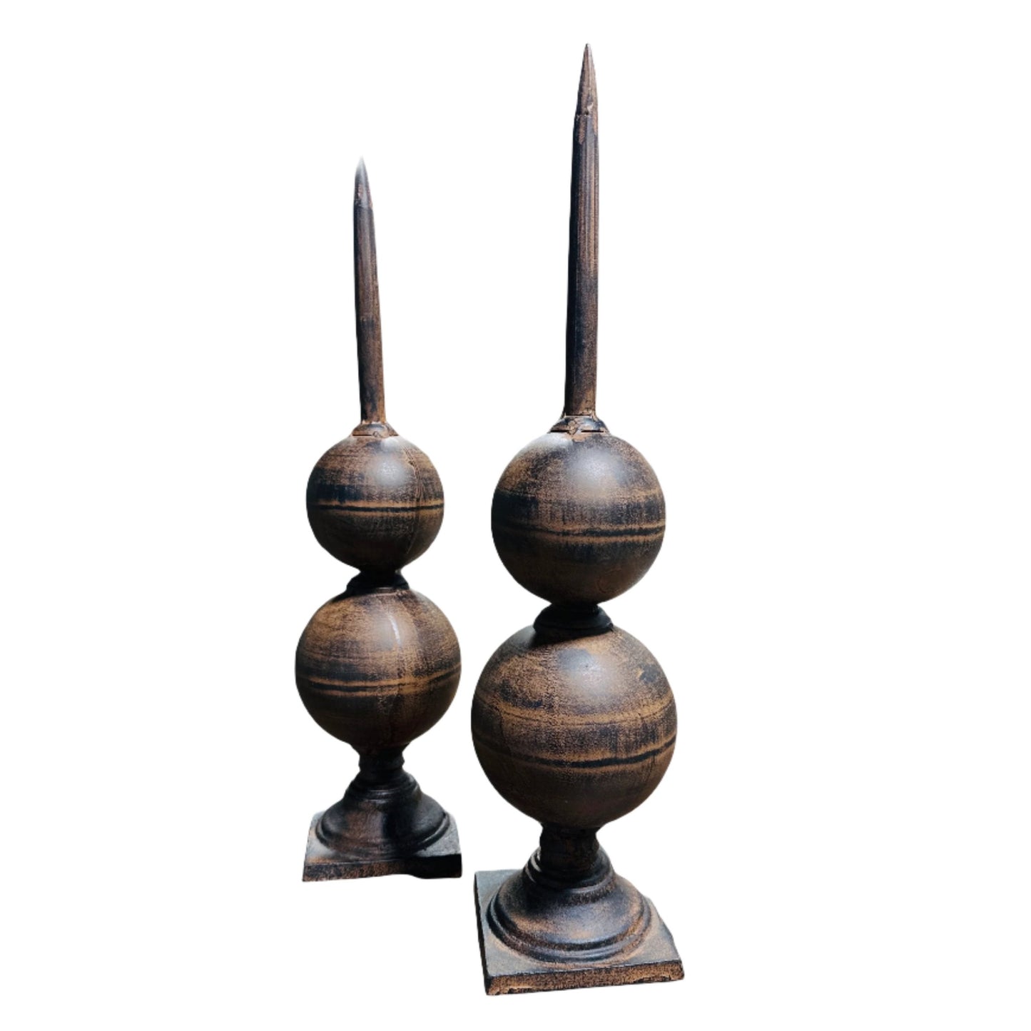 Metal finial 23"