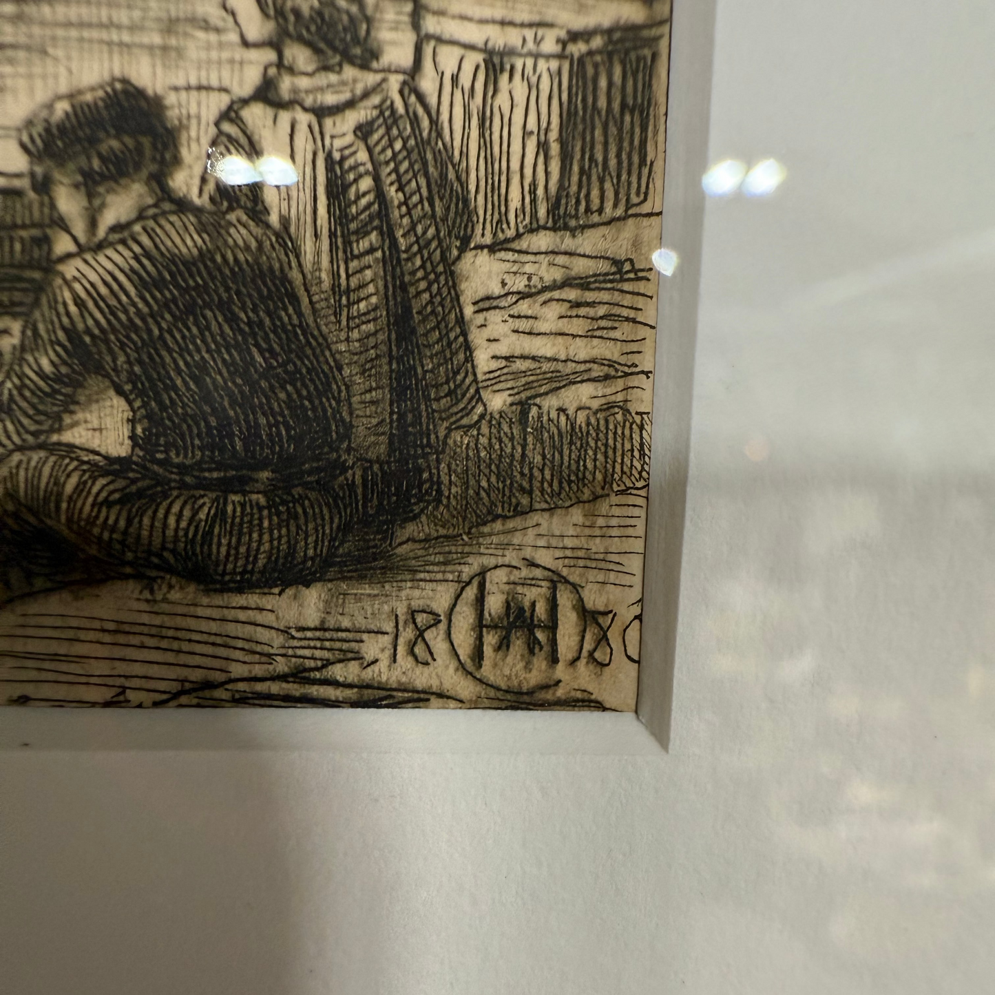 Vintage Engraving Print 15 x 19"