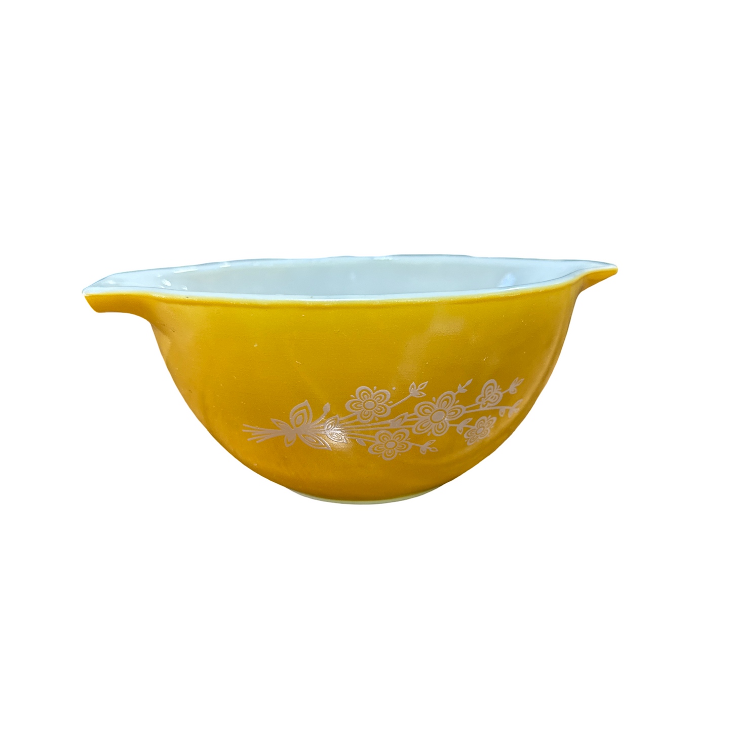 Vintage Pyrex 441 Butterfly Gold